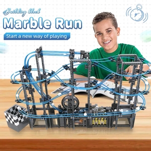 Mould King 26002 Nuevo Juego Creativo de Construcción de Ladrillos <span class=keywords><strong>El</strong></span>éctricos de Alta Tecnología, Contraption Game Set GBC No. Bloques de Construcción de Pistas de Canicas - Product Image 4