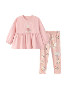 Abbigliamento per bambini all'ingrosso Casual da ragazza in stile europeo americano con set di abbigliamento per ragazze dei cartoni animati - Product Image 5