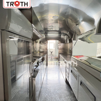 Remorque de cuisine mobile commerciale Truth 2026 de 16 pieds pour bière fraîche et restauration, avec équipement de cuisine