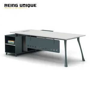 行政办公桌现代I形电脑办公桌组织器集模型