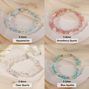 Bracelet coloré pour femme, bijoux en pierres précieuses, énergie curative, <span class=keywords><strong>améthyste</strong></span> naturelle, graviers de cristal, cadeaux - Product Image 6