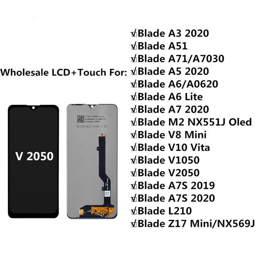 Factory Sales LCD Screen Is Suitable for ZTE A35/A55 Original Mobile Phone Screen Touch Screen Replacement Components