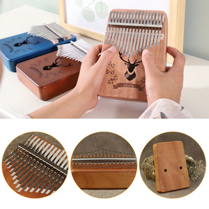 Kalimba 2026, Piano de Pulgar de 17 Teclas, <span class=keywords><strong>Mbira</strong></span> Portátil, Logotipo Personalizado Gratuito, para Niños y Adultos Principiantes - Product Image 2