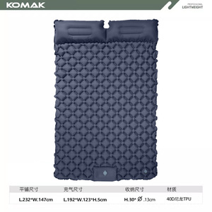OEM Custom Logo Inflatable Camping Sleeping <b>Pad</b> Wholesale, Ultralight TPU Outdoor Mattress with Built-in Pump, - Product Image 5