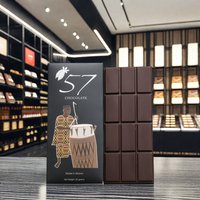 Boîte d'emballage pour barre chocolatée en carton et papier, avec feuille d'aluminium, dorée ou argentée, de qualité alimentaire, design personnalisé, en carton blanc
