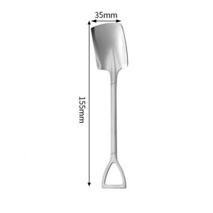 Thickened 304 Stainless Steel <b>square</b> Dessert Spoon - Product Image 5