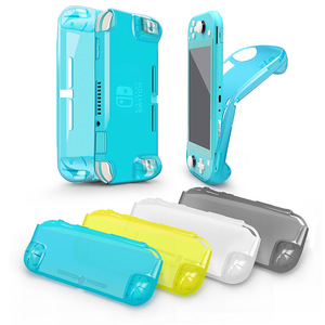 <b>Switch</b> Lite TPU Protective <b>Case</b> Soft Cover For Nintendo <b>Switch</b> Lite Console Game Player <b>Cases</b> Blue Yellow White Gray - Product Image 1