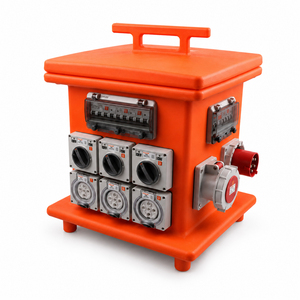 ปลั๊กไฟฟ้าคุณภาพสูง 400V <span class=keywords><strong>32A</strong></span> แบบรวมปรับแต่งได้ 12/24/36 ช่อง สีส้มดำ กล่องจ่ายไฟ 3 เฟส พร้อมใบรับรอง SAA - Product Image 5