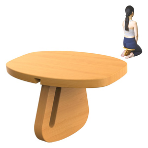 Gỗ thông hiện đại xách tay Ergonomic quỳ phân cho văn phòng nhà & phòng ngủ thoải mái Yoga Thiền ghế cho sử dụng ngoài trời - Product Image 1