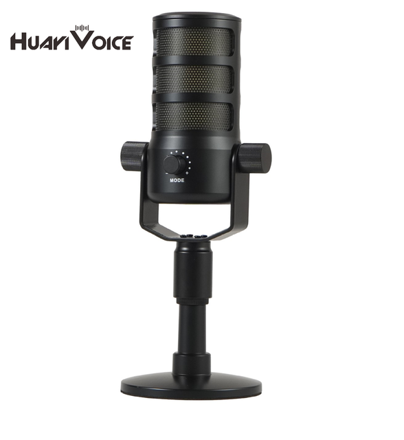 New Condenser Mic with RGB Lights Adjustable Angle Microphone to Chat Online Treaching Podcast on YouTube