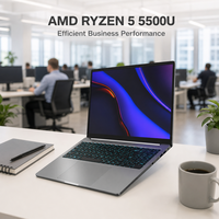 Laptop 15.6" Dilengkapi Prosesor AMD Ryzen 5 5500U, Antarmuka Tipe-C, Sistem Operasi Windows 11 - Laptop Berorientasi Bisnis