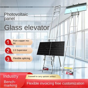 Portable Miniature Electric <strong>Window</strong> Lifter Small Photovoltaic Panel Crane with Glass Door Condition New for Hanging Bricks Doors - Product Image 2