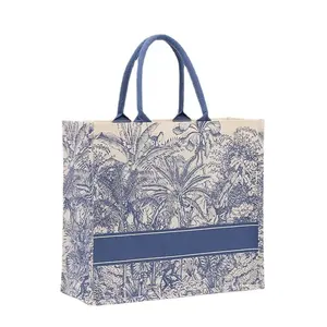 Benutzer definierte neue Ideen Luxus Leinwand Strand Einkaufstasche inspiriert Designer Marke wasserdichte Frauen Reisetasche