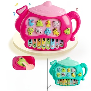 Teclado Electrónico de Piano para Niños con Forma de Tetera y Animales, Funciona con Pilas - Product Image 2