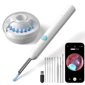 Otoscopio WiFi <span class=keywords><strong>con</strong></span> Cámara Visual de 4.2mm y 1080P, <span class=keywords><strong>con</strong></span> Base de Cuchara para Oídos, para iOS/Android, Cámara Endoscópica para Limpieza de Oídos y Cuidado de la Salud - Product Image 1