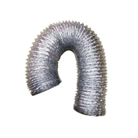 Ruban en aluminium et mylar simple face (AL+PET) utilisé dans l'industrie de la ventilation pour les conduites d'air flexibles, feuille d'aluminium laminée