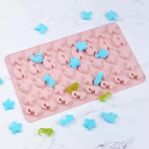 Juego <span class=keywords><strong>de</strong></span> moldes <span class=keywords><strong>de</strong></span> <span class=keywords><strong>silicona</strong></span> <span class=keywords><strong>de</strong></span> grado alimenticio SILIKOLOVE, Animal marino <span class=keywords><strong>de</strong></span> dibujos animados <span class=keywords><strong>de</strong></span> varias formas para hornear, herramientas <span class=keywords><strong>de</strong></span> decoración para uso en la industria alimentaria - Product Image 5
