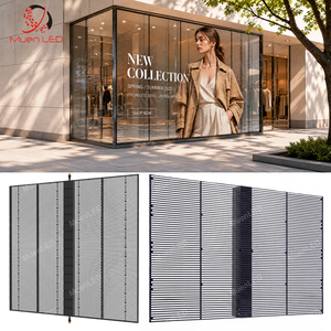 Écran LED transparent pour intérieur AIT3.9-7.8-5000cd, écran LED transparent pour film LED, affichage LED transparent - Product Image 1