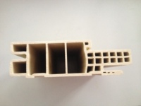 Fabrication professionnelle en chine, bois et plastique, profil de porte