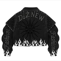 Vestes pour hommes DiZNEW grande taille, vestes en similicuir personnalisées, vestes coréennes en strass pour hommes, nouveaux modèles