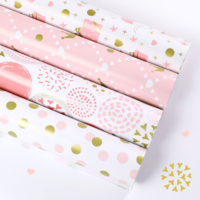 High Quality Wholesale Christmas Wedding Birthday Custom Stylish Printing Tissue Wrapping Paper for Packaging