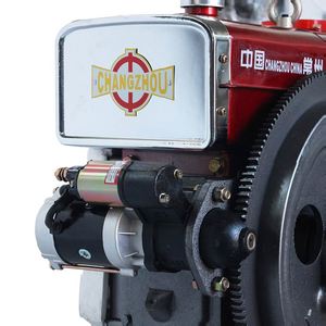เครื่องยนต์ดีเซล ZS1100 รุ่นใหม่ล่าสุด ระบายความร้อนด้วยน้ำ แบบแมนนวล 4 จังหวะ สูบเดียว สำหรับอุปกรณ์การเกษตร สตาร์ทไฟฟ้า 8 แรงม้า - Product Image 3