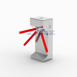 Access Control Scanning QR Code Stainless Steel 2-Way <strong>Barrier</strong> <strong>Gate</strong> Semi <strong>Automatic</strong> Vertical Tripod Turnstile - Product Image 4