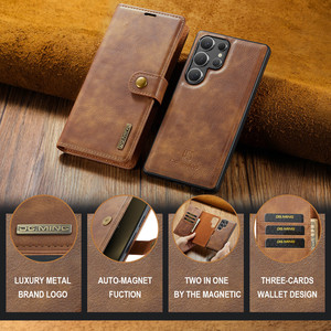 Funda de Teléfono con Tapa Magnética y Tarjetero de Piel Sintética para Samsung Galaxy S26 Ultra S25 Plus S24 S23 S22 A73 A36 <span class=keywords><strong>A53</strong></span> - Product Image 3