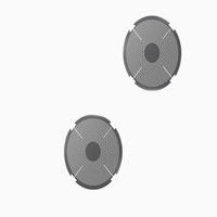 Couverture de filtre anti-poussière noire en maille pour PlayStation 5, accessoires pour console PS5 Slim/Pro, filtre anti-poussière