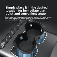 Accessoires de voiture en TPE pour BYD Song Pro DM-i 2025-2026 – Organisateur de console centrale avec porte-gobelet, installation facile, étanche