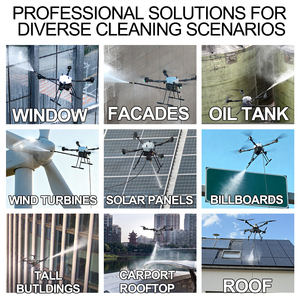Dron <span class=keywords><strong>de</strong></span> <span class=keywords><strong>Limpieza</strong></span> Profesional, UAV Automático para Mantenimiento <span class=keywords><strong>de</strong></span> Edificios, para <span class=keywords><strong>Limpieza</strong></span> <span class=keywords><strong>de</strong></span> Ventanas, Fachadas y <span class=keywords><strong>Techos</strong></span> <span class=keywords><strong>de</strong></span> Edificios Altos - Product Image 4