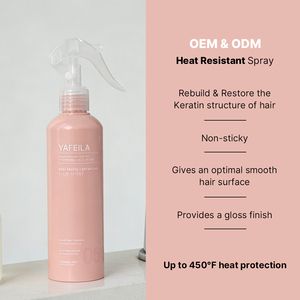 Spray hydratant pour cheveux résistant à la chaleur 3 en 1 Brume lissante Spray protecteur contre la chaleur pour cheveux Vente en gros - Product Image 5