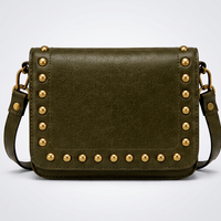 Sac bandoulière de luxe en cuir à rivets, style preppy vintage bohème, pour femme, sac à bandoulière simple, sac de voyage tendance, sac messager d'été