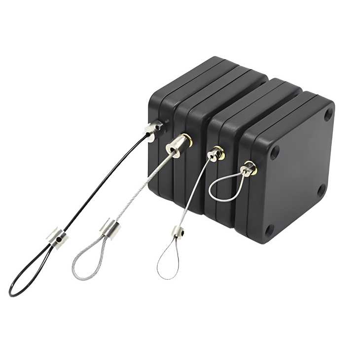 Anti Theft Pull Box - Secure with Retractable Steel Cable