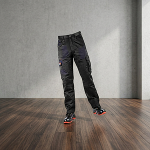 Pantalones de Trabajo Resistentes para Hombre, Tipo Cargo, con Múltiples Bolsillos, de Poliéster/Algodón, con Cierre de Botones - Product Image 2
