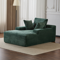 Canapé désossé de 146 $ Canapé compressé canapé désossé grand canapé en tissu velours côtelé Fabricant de mousse Usine OEM ODM