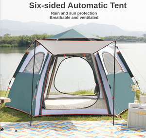 Carpa Portátil de Lujo Extra Grande para Picnic en la Azotea, Carpa Impermeable Automática para 3-4 Personas, Carpa Familiar para Acampar al Aire Libre - Product Image 3