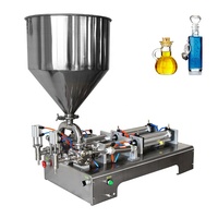 Machine de remplissage de pâte à souder machine de remplissage de pâte à double buse avec bouteilles bocaux