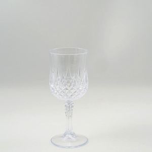 Gobelets réutilisables en plastique incassable à talon haut, transparents, 220 ml, style moderne et minimaliste, pour cocktails, fêtes et mariages - Product Image 3