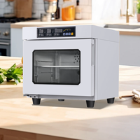 Commercial 60L/120L Électrique Snack Pâtisserie Pain Pizza Air Chaud Multifonction Convection Four À Vapeur étuves À Vendre