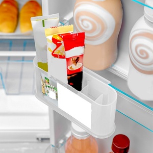 Caja de Almacenamiento Multifuncional para Colgar en la Pared, Caja de Almacenamiento Pequeña sin Perforaciones, Compartimentada, para la Pared Lateral del Refrigerador - Product Image 1