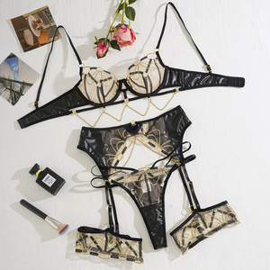 YILIMI Set di Lingerie Sexy di alta qualità da donna con ricamo alto e puro sesso Lingerie russa francese giarrettiera per biancheria intima da donna - Product Image 6