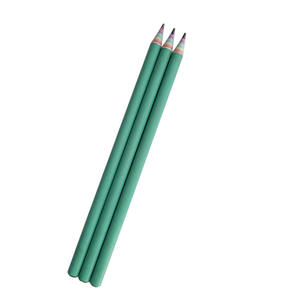 Crayon en papier vert et autres couleurs personnalisé crayon en papier arc-en-ciel écologique papeterie scolaire pour enfants crayon Hb - Product Image 5