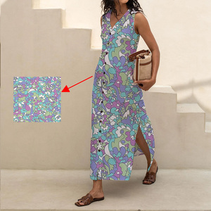 2025 Aloha femmes 100% rayonne personnalisé en gros impression florale coupe ample robe de plage Style classique femmes chemise robe en vente - Product Image 3