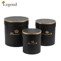 Boîte Cadeau Cylindrique en Carton avec Poignée en Corde pour Emballage de Roses, Personnalisable avec Logo, pour Chapeaux et Fleurs - Vente en Gros