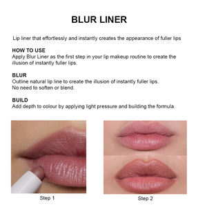 Novedades Delineador de labios de larga duración Vegan Blur Lip Liner Etiqueta privada - Product Image 2