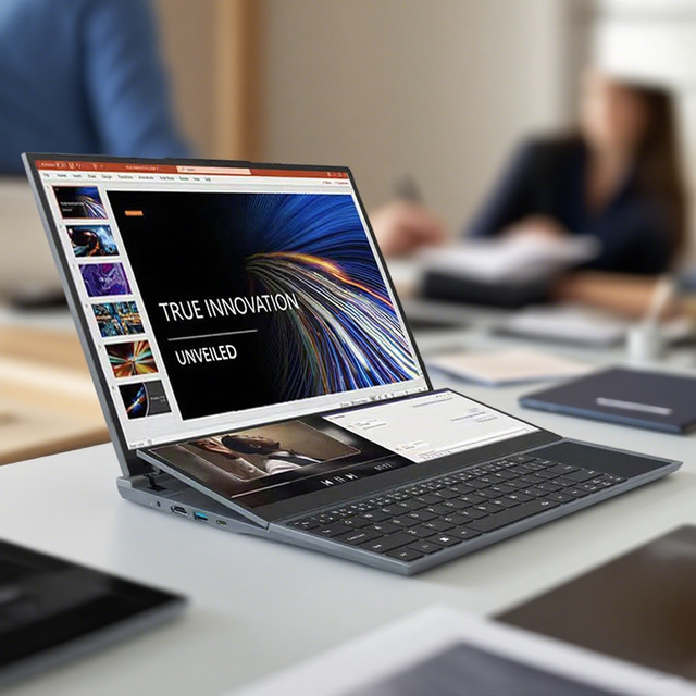 Original 16 Inch +14 Inch Two Screen 64Gb Ram Win11 Pro Intel Core I7 10th Dual Touch Screen Office Laptop