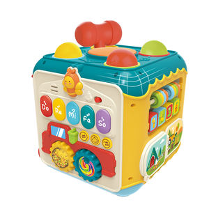 Jouets de construction multifonctionnels en blocs <span class=keywords><strong>Cube</strong></span> éducatif <span class=keywords><strong>Cube</strong></span> <span class=keywords><strong>d</strong></span>'activités pour bébé - Product Image 3
