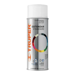 Set di 6 unità di vernice Spray bianca lucida da 400ml in lattina tradizionale per rivestimento liquido di vernice per mobili e barche - Product Image 1
