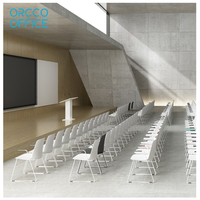 Chaises en plastique de bureau empilables en ligne, haute qualité, fabricant moderne de la chine